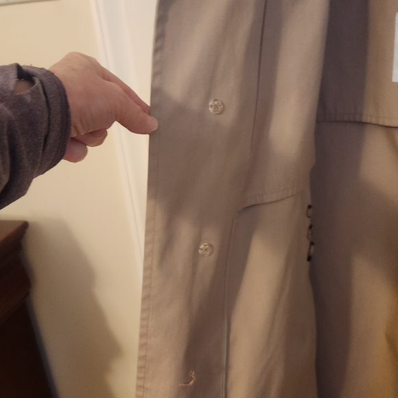 London Fog Classic Tan Water-Resistant Trench Coat-Vintage - Picture 6 of 11